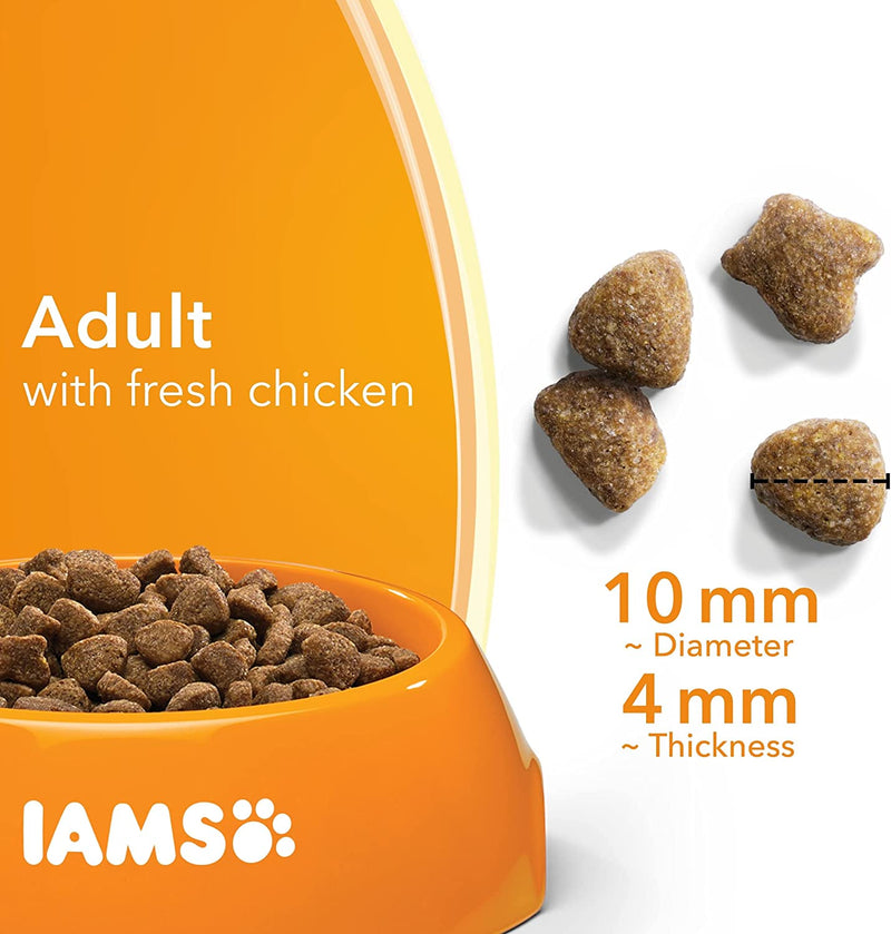 IAMS for Vitality dry cat food with chicken - dry food for cats aged 1-6 years, 800g