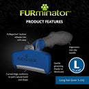 FURminator Undercoat Deshedding Tool Long Hair Large Dog