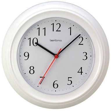 Acctim Wycombe White Wall Clock 22cm - Garden & Pet Supplies