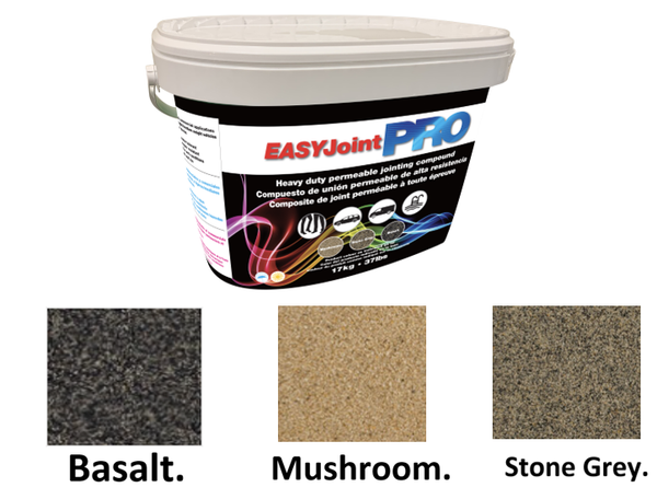 GARDEN & PET SUPPLIES - EASYJoint PRO 17kg Heavy Duty Paving & Tile Joint Compound BASALT