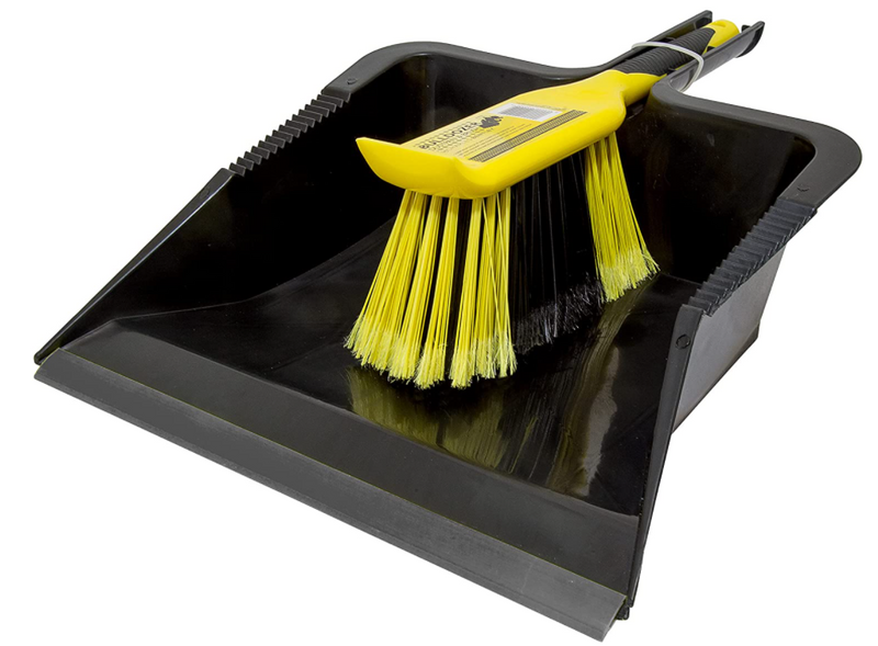 Bulldozer Dustpan and Brush Set HQ.8015/BY