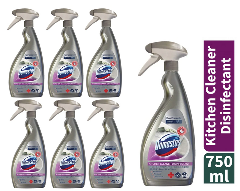 Domestos Pro Formula Kitchen Cleaner Disinfectant Spray 750ml