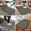 Fixtures Barrier Doorway Door Floor Mat 40cm x 60cm Brown