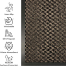 Fixtures Barrier Doorway Door Floor Mat 80cm x 120cm Brown