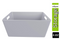 Wham Grey Rectangular Studio Basket 4.02 3.9 Litre