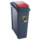 GARDEN & PET SUPPLIES - Wham Recycle It Green Slimline Bin & Lid 25 Litre