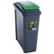 Wham Recycle It Red Slimline Bin & Lid 25 Litre