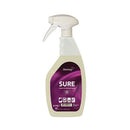 Diversey SURE Cleaner Disinfectant Spray, plant based, 100% biodegradable, environmentally friendly, 750 mL