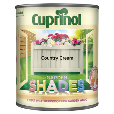 GARDEN & PET SUPPLIES -Cuprinol Garden Shades COUNTRY CREAM 1 Litre