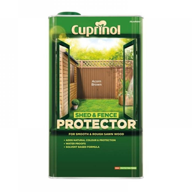 GARDEN & PET SUPPLIES - Cuprinol Less Mess Fence Care WOODLAND GREEN 6 Litre