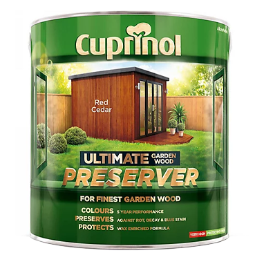 GARDEN & PET SUPPLIES - Cuprinol Ultimate Garden Wood Preserver GOLDEN OAK 4 Litre