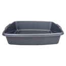 GARDEN & PET SUPPLIES - Deluxe Cat Litter Tray Silver 40x30x10cm