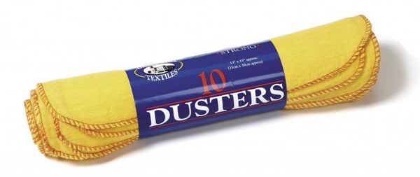 Yellow Duster Red Trim 28cm x 33cm 120-Pack - Garden & Pet Supplies