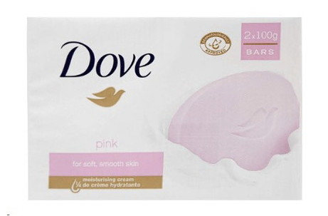 Dove Soap Pink Twinpack (2 x 100g Bars) - GARDEN & PET SUPPLIES