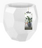 GARDEN & PET SUPPLIES - Elho Pure Edge 40 Contemporary Design Display Pot WHITE