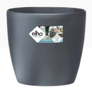 GARDEN & PET SUPPLIES - Elho Brussels Large Round Wheeled Pot 40cm ANTHRACITE