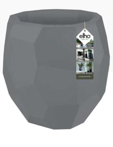 GARDEN & PET SUPPLIES - Elho Pure Edge 40 Contemporary Design Display Pot CONCRETE GREY