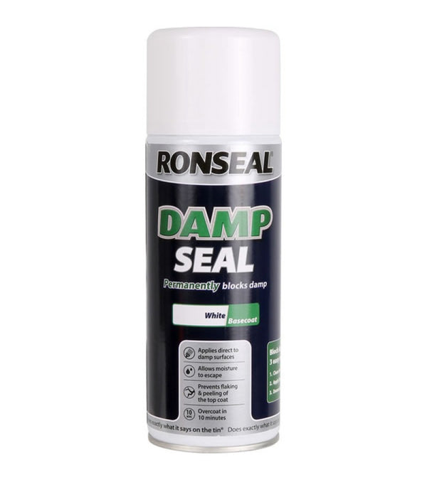 GARDEN & PET SUPPLIES - Ronseal One Coat Damp Seal - White - 2.5L