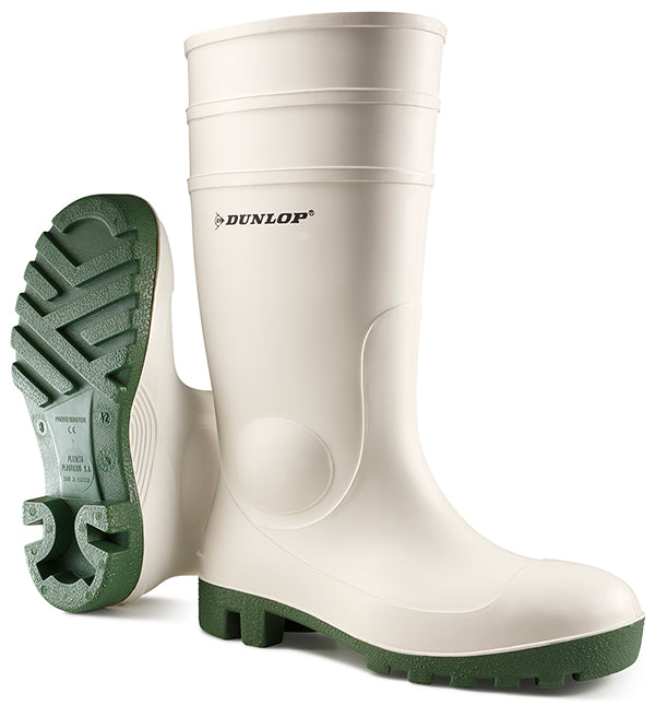 GARDEN & PET SUPPLIES - Dunlop Pricemastor White ALL SIZES Boots