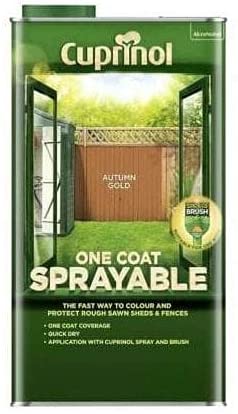 GARDEN & PET SUPPLIES - Cuprinol Less Mess Fence Care RICH OAK 6 Litre