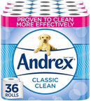 GARDEN & PET SUPPLIES - Andrex® Biodegradable Fine to Flush, Washlets 36's