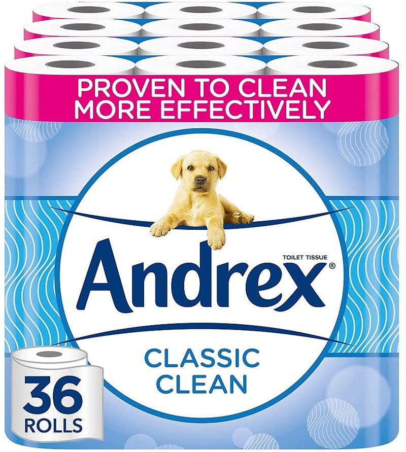 GARDEN & PET SUPPLIES - Andrex® Biodegradable Fine to Flush, Washlets 36's