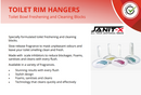 Janit-X Professional Toilet Bowl Rim Hangers {Assorted 24's}