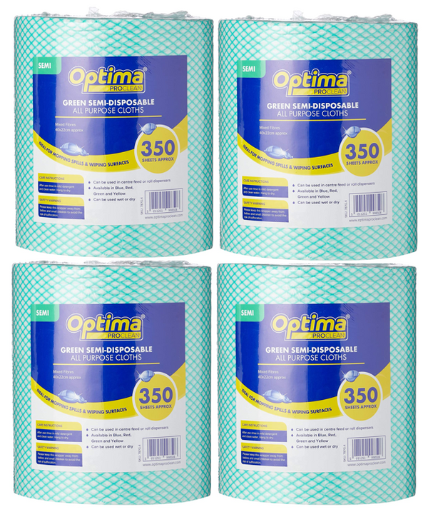 GARDEN & PET SUPPLIES - Janit-X Optima All Purpose, Non Woven Cloth Roll 350 Sheet {Blue}