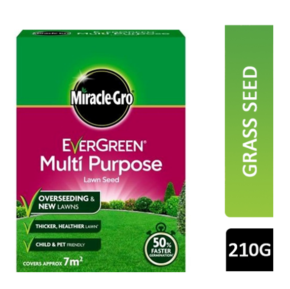 GARDEN & PET SUPPLIES - Miracle-Gro® Evergreen Fast Grass Lawn Seed 1.6kg