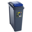 Wham Recycle It Red Slimline Bin & Lid 25 Litre