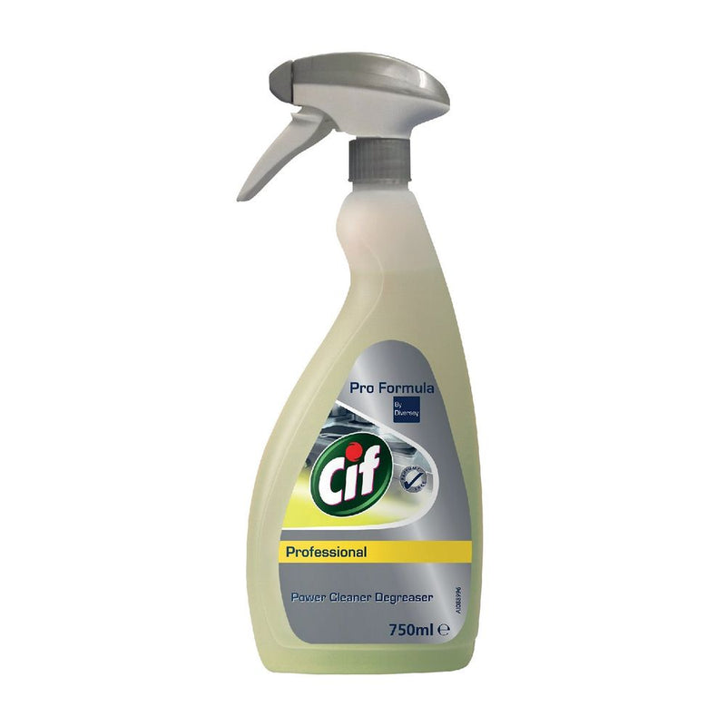 Cif Professional Power Cleaner Degreaser 6 x 750ml {Full Case} - Garden & Pet Supplies