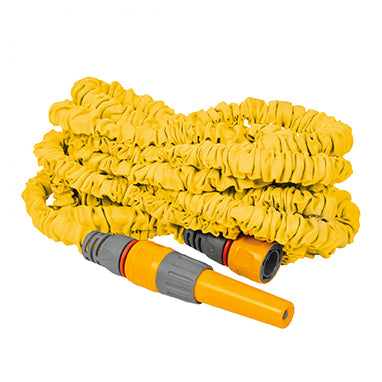 GARDEN & PET SUPPLIES - Hozelock 40m Superhoze Expanding Hosepipe Yellow & Grey