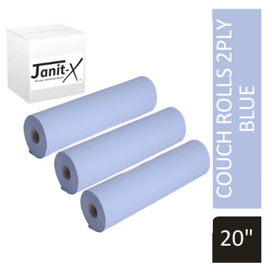 GARDEN & PET SUPPLIES - Janit-X 20 Inch White 2 Ply Hygiene Couch Roll