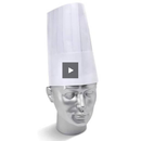 Disposable 9" Chefs Hat Pack 10's