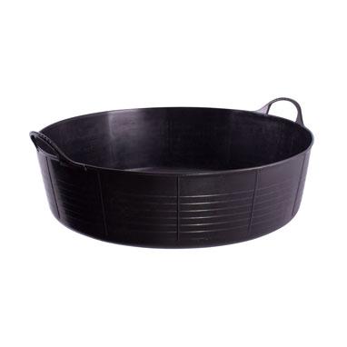 GARDEN & PET SUPPLIES - Gorilla Black Shallow Tub Large 35 Litre