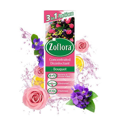 Zoflora Bouquet Concentrated Fragranced Disinfectant 500ml - Garden & Pet Supplies