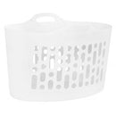 GARDEN & PET SUPPLIES - Wham White Flexi-Store Laundry Basket 50 Litre