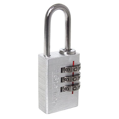 Sterling CPL120A 20mm Aluminium Combination Padlock, Silver-Aluminium - GARDEN & PET SUPPLIES