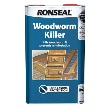 GARDEN & PET SUPPLIES - Ronseal Woodworm Killer 5 Litre