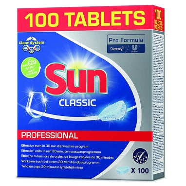 Sun Classic Dishwasher Tablets 100's - GARDEN & PET SUPPLIES