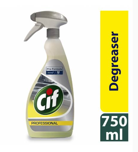 Cif Professional Power Cleaner Degreaser 6 x 750ml {Full Case} - Garden & Pet Supplies