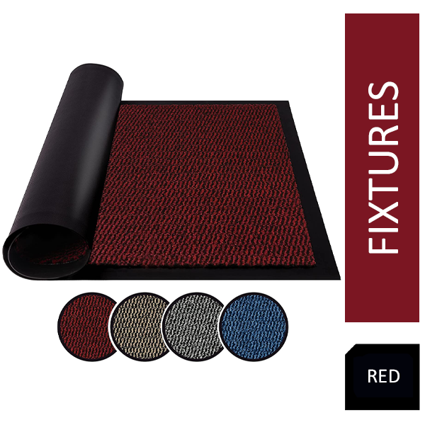 Fixtures Barrier Doorway Door Floor Mat 80cm x 120cm Red