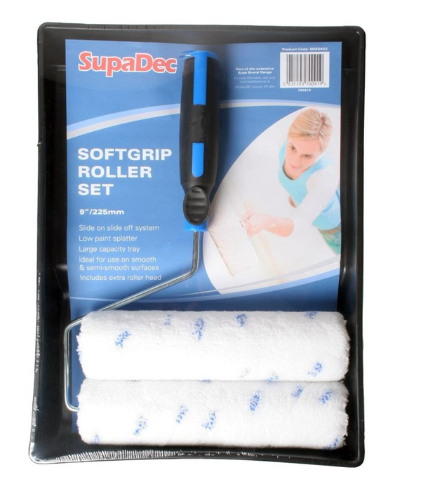 GARDEN & PET SUPPLIES - SUPADEC SOFTGRIP ROLLER SET - 9"/225MM