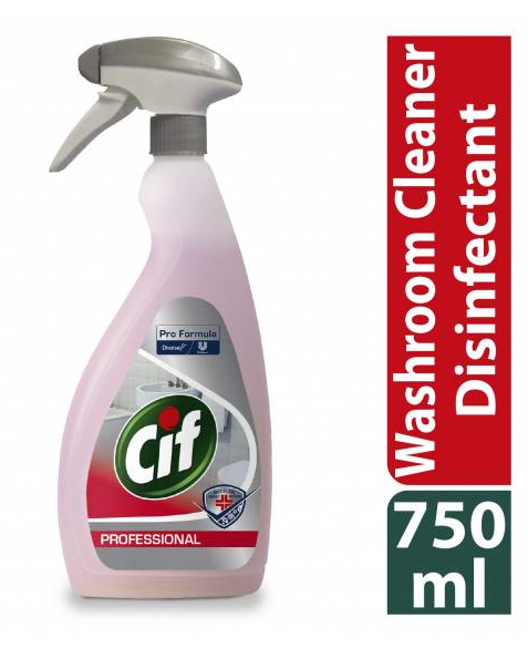 Cif Pro Formula 4in1 Washroom Plus 750ml - GARDEN & PET SUPPLIES