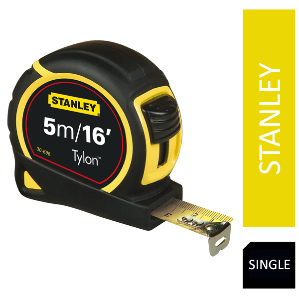 Stanley Retractable Tape Measure with Belt Clip 5 Metre 0-30-696