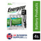 Energizer Rechargable Extreme Batteries AA Pack 4's