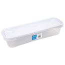 Wham Cuisine Clear/Ice White Food Box & Lid 1.2 Litre - Garden & Pet Supplies