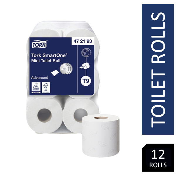 GARDEN & PET SUPPLIES - Tork 472242 T8 SmartOne Toilet Roll 2-Ply 1150 Sheets (Pack of 6)