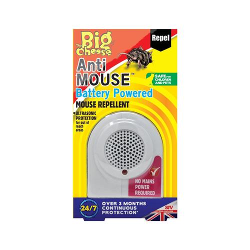 GARDEN & PET SUPPLIES - Big Cheese Anti Mouse Battery Powered Mouse Repellent {STV820}