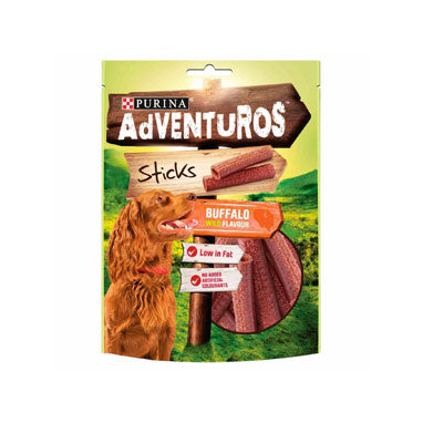 Adventuros Dog Treats Sticks Buffalo Wild 6 x 120g - Garden & Pet Supplies